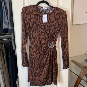 NWT WeWoreWhat Leopard Print Dress